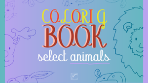 play Coloring Book Select Animals