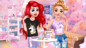 play Princesses Unicorn Drinks