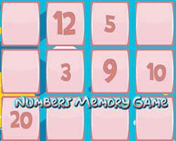 play Memory Game With Numbers