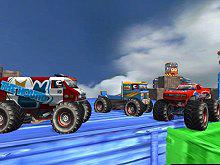 play Monster Truck Stunts Sky Driving