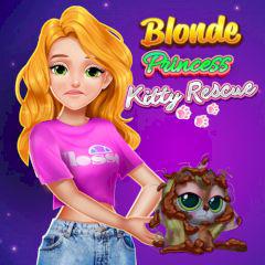 play Blonde Princess Kitty Rescue