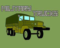 play Military Trucks Coloring