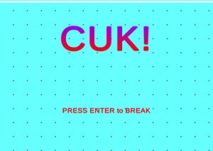 play Cuk!