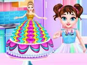 play Baby Taylor Barbie Princess Cake Cooking