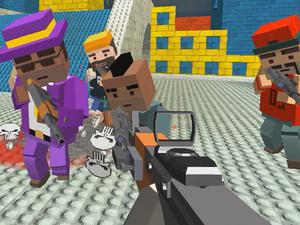 play Gungame Shooting Warfare Blocky Gangster