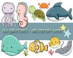 play Kids Memory Sea Creatures