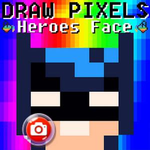 play Draw Pixels Heroes Face