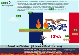 play The Andrew Yang Platform Platformer