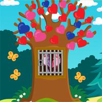 play Games4Escape Love Birds Rescue