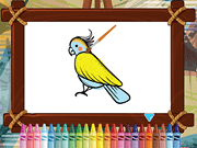 play Exotic Birds Coloring