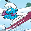 play Smurfy Snowboard