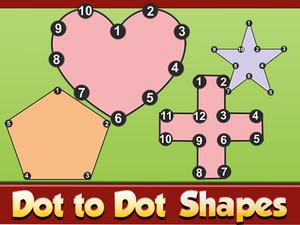 Dot To Dot Shapes Kids Education