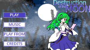 play Touhou Fangame ~ The Destruction Of The Moon