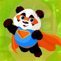 play Games4King Superman Panda Escape