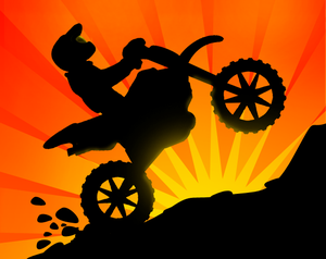 play Sunset Bike Racer - 2D Motocross Racing