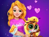 play Blonde Princess Kitty Rescue