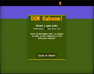 play Dom Kaboom! And Shack Server Drop