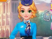 Blonde Princess Cabin Crew Makeover