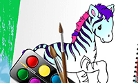 Zoo Animals: Coloring Book