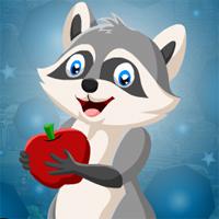 play Games4King Raccoon Escape With Apple