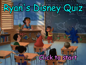 play Ryan'S Disney Quiz