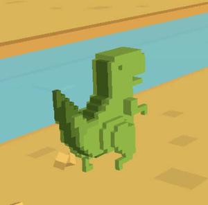 play T-Rex Run 3D