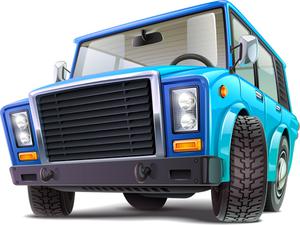 play Cartoon Trucks Puzzle