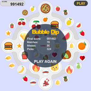 play Bubble Dip Match