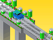 play Blocky Car Bridge