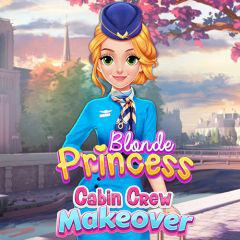 play Blonde Princess Cabin Crew Makeover