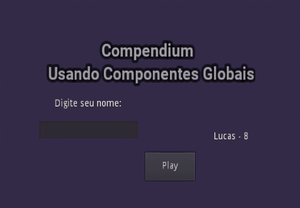 play Compendium - Usando Componentes Globais