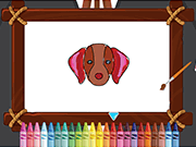 play Doggy Face Coloring