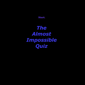 play The Almost Impossible Quiz