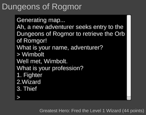 play Dungeons Of Rogmor