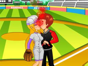 play Baseball Kissing