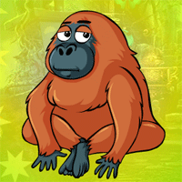 play Games4King Hoary Chimpanzee Escape