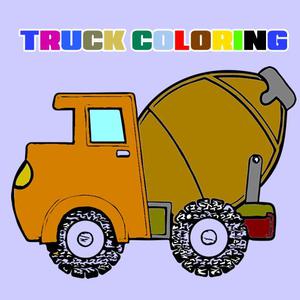 play Trucks Coloring Book