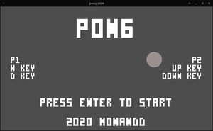 play Pong 2020