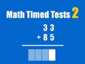 play Math Timed Tests 2