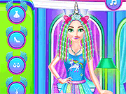 play Princesses Rainbow Unicorn Hair Salon