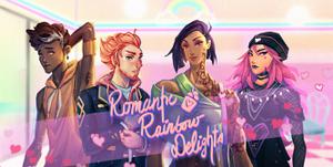 Romantic Rainbow Delights