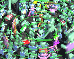 play Attack Of The Alien Thingies From Lava!