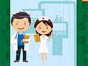 play Medical Staff Puzzle