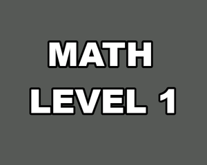Math Level 1