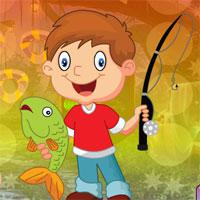 play Gleeful Fishing Boy Escape