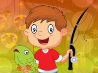 play Gleeful Fishing Boy Escape