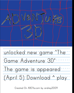 play The Game Adventure 3D