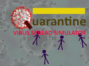 play Quarantine - A Virus Spread Simultor