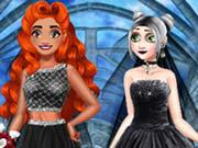 play Princess Black Wedding Dresses