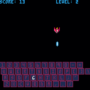 play Typing Invaders